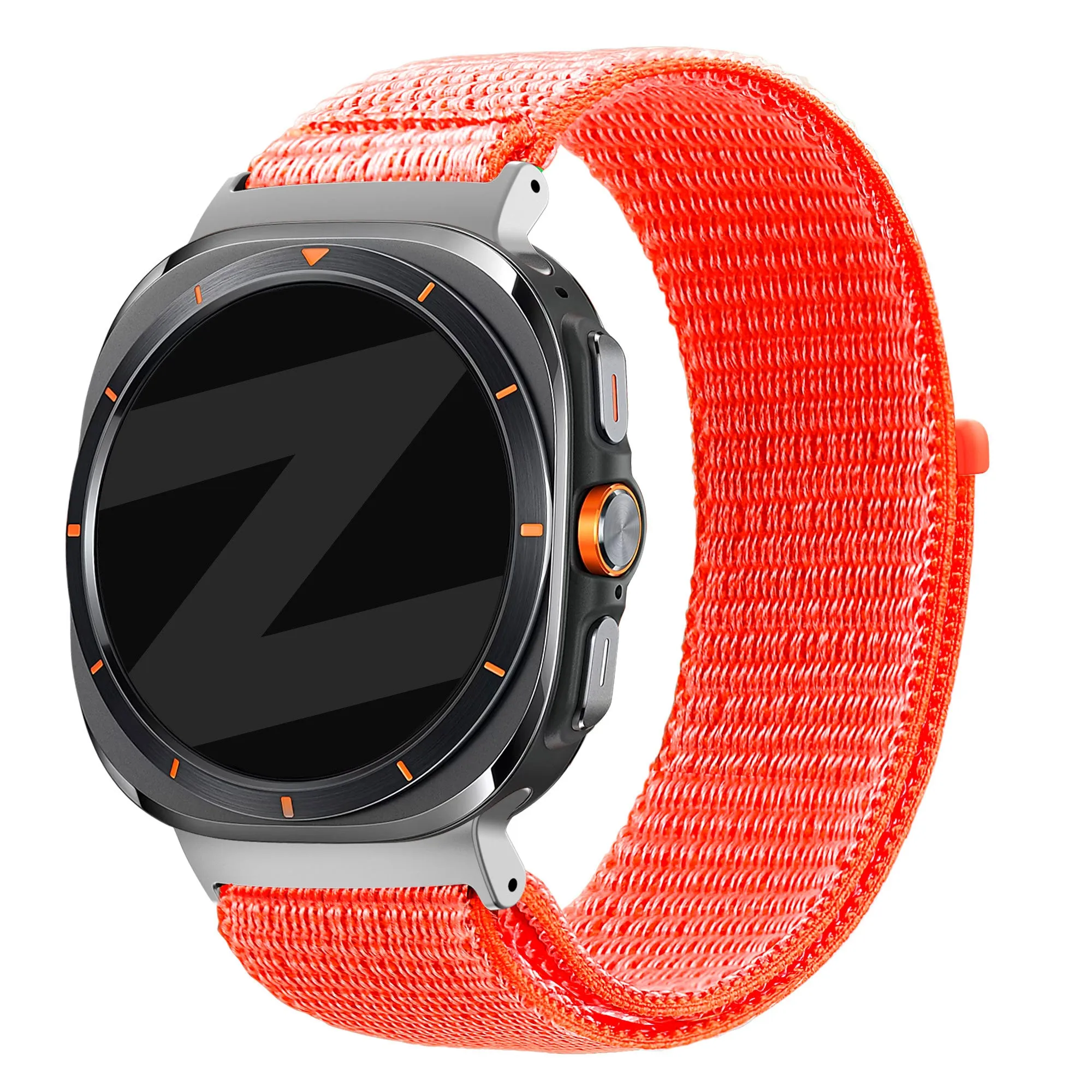 Limited Edition Bandz Samsung Galaxy Watch Ultra Nylon Loop Strap (Orange)  Limited Availability!