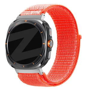 Limited Edition Bandz Samsung Galaxy Watch Ultra Nylon Loop Strap (Orange)  Limited Availability!