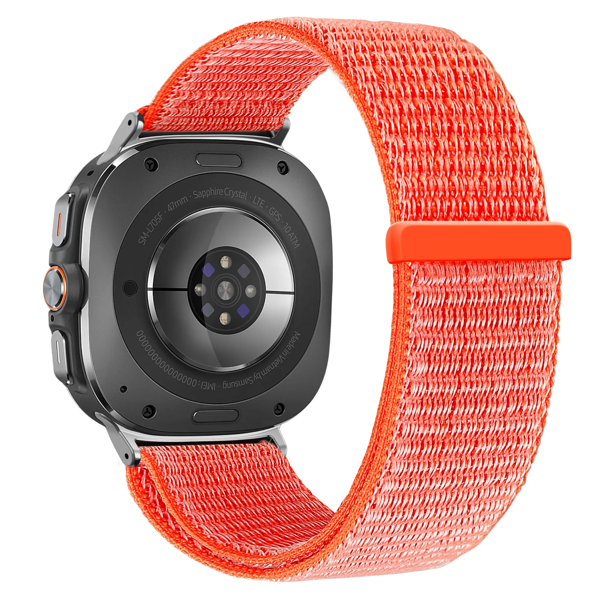 Limited Edition Bandz Samsung Galaxy Watch Ultra Nylon Loop Strap (Orange)  Limited Availability!