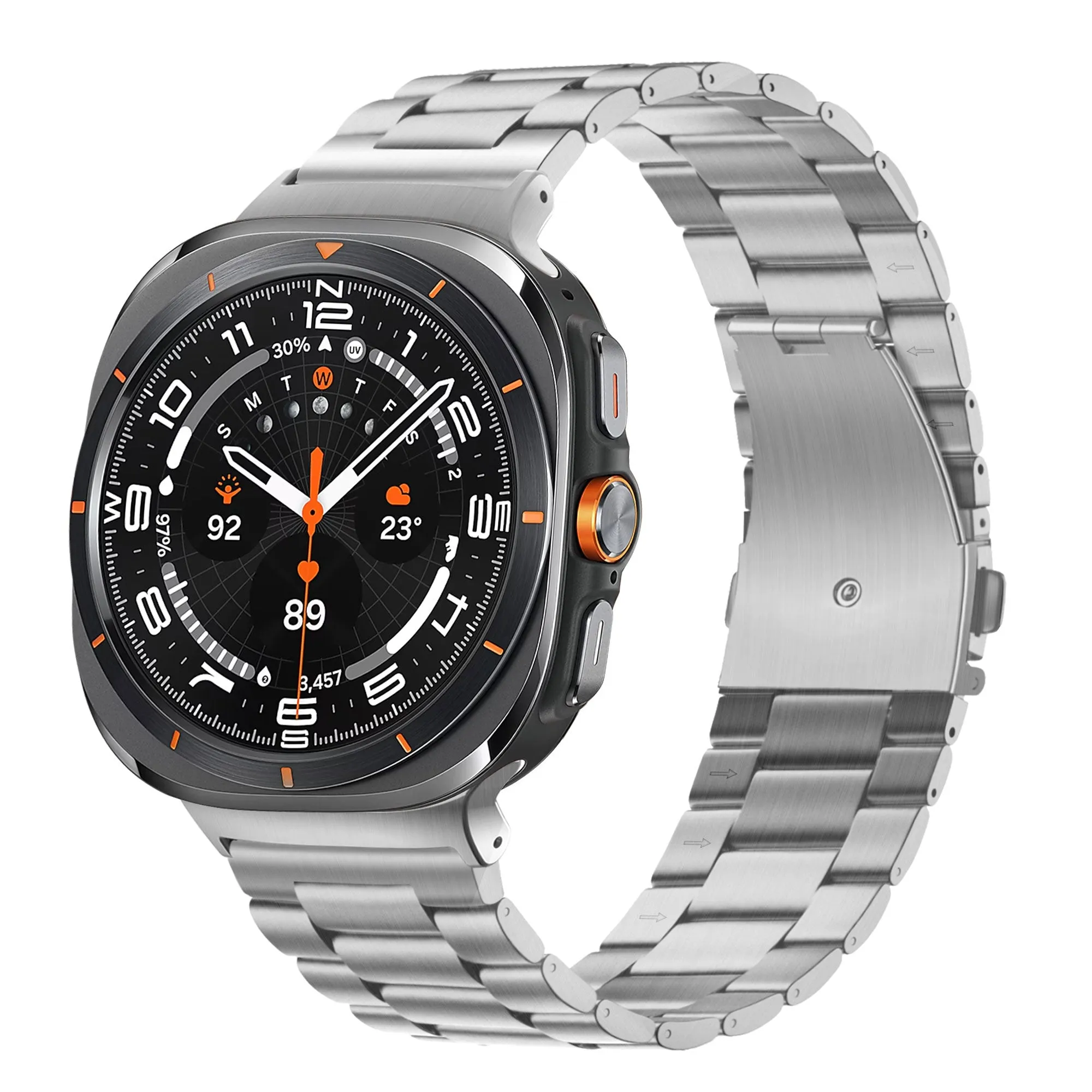 Limited Edition Bandz Samsung Galaxy Watch Ultra Steel Strap 'Classic' (Silver)  Almost Sold Out!
