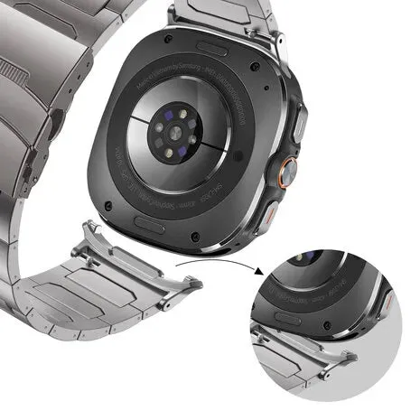 Limited Edition Bandz Samsung Galaxy Watch Ultra Titanium Strap 'Deluxe' (Titanium)  Limited Stock!