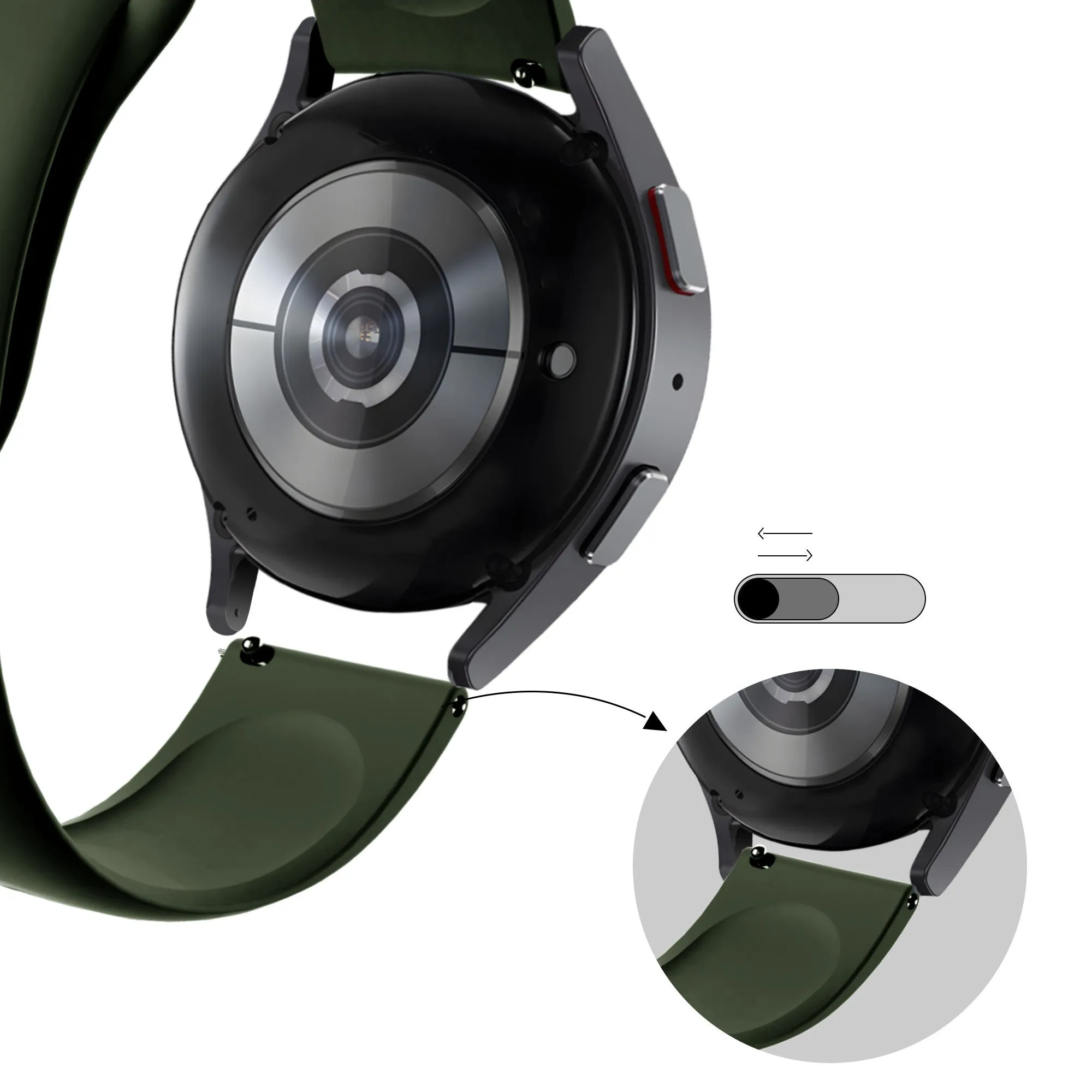 Limited Edition Bandz Xiaomi Amazfit GTS Sport Strap 'Deluxe' (Olive Green)  Almost Gone!