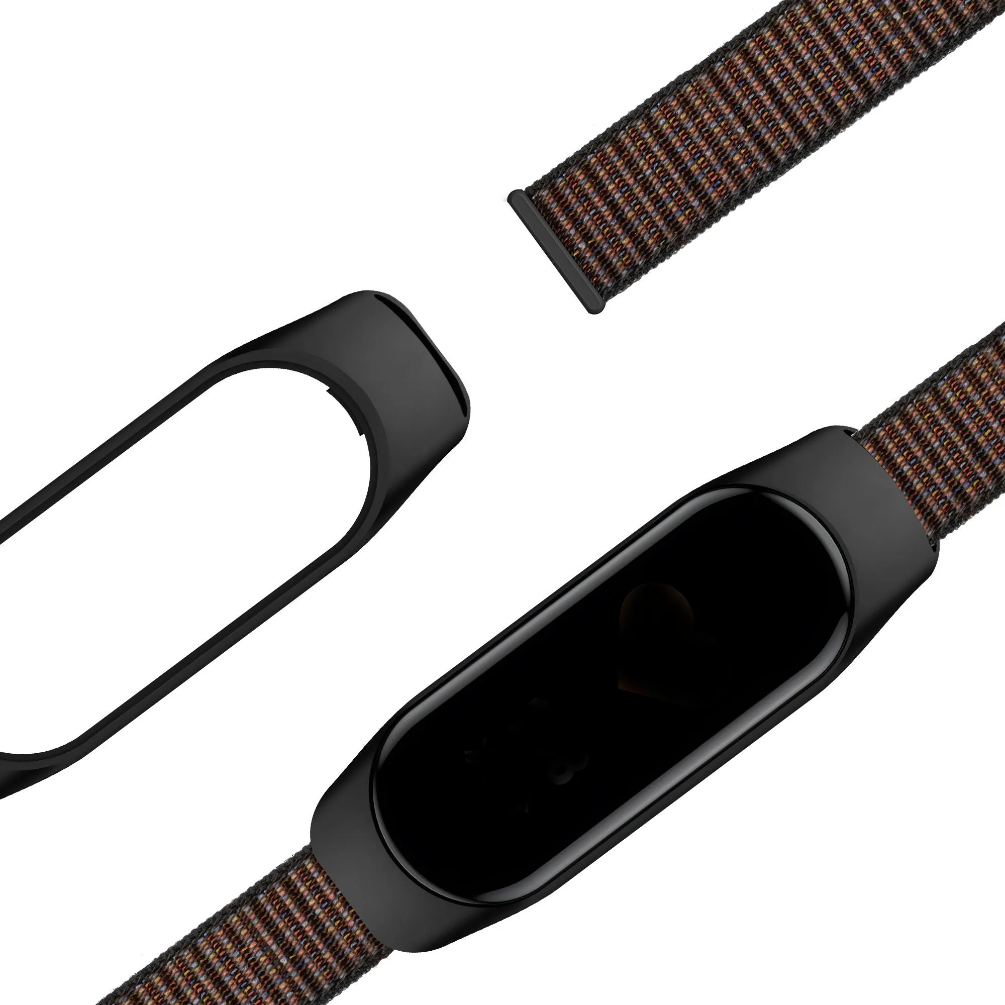 Limited Edition Bandz Xiaomi Mi Band 5 / 6 Nylon Strap 'Classic' (Black)  Stylish & Comfortable