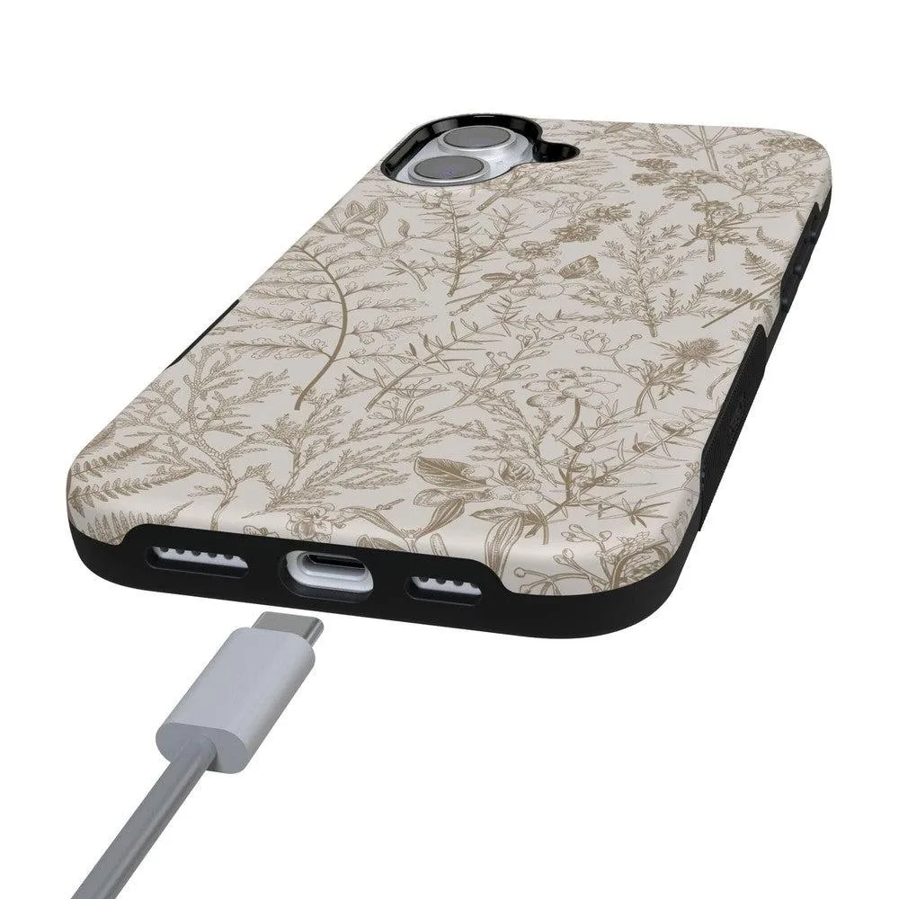 Limited Edition Beige Garden | Neutral Floral Case  Today Only!