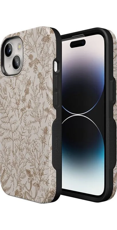 Limited Edition Beige Garden | Neutral Floral Case  Today Only!