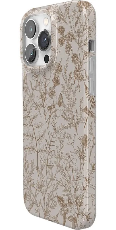 Limited Edition Beige Garden | Neutral Floral Case  Today Only!
