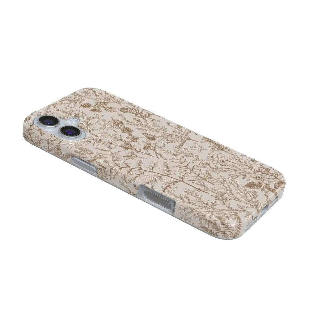 Limited Edition Beige Garden | Neutral Floral Case  Today Only!
