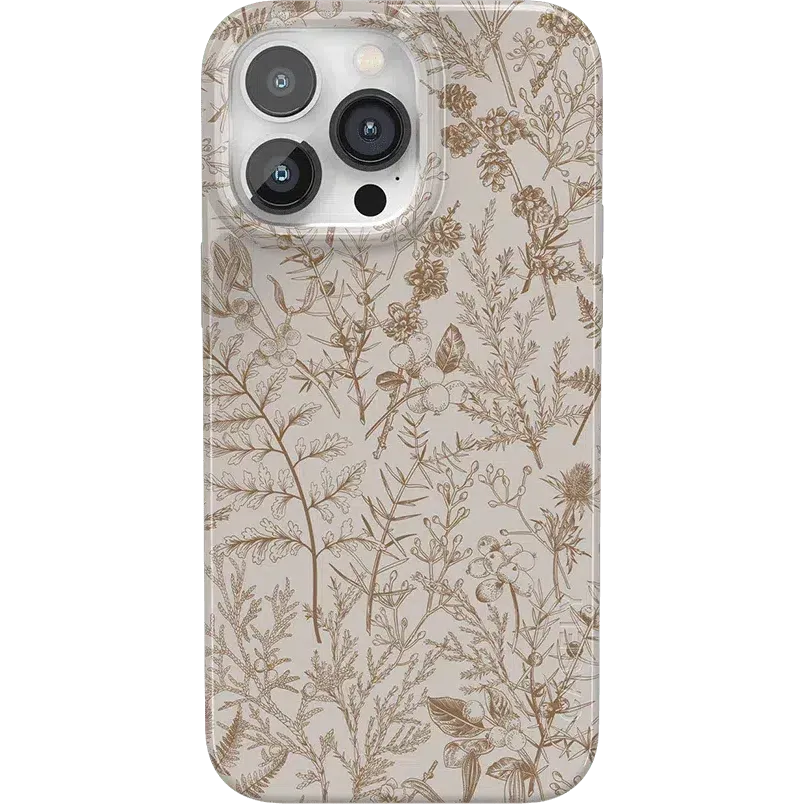 Limited Edition Beige Garden | Neutral Floral Case  Today Only!