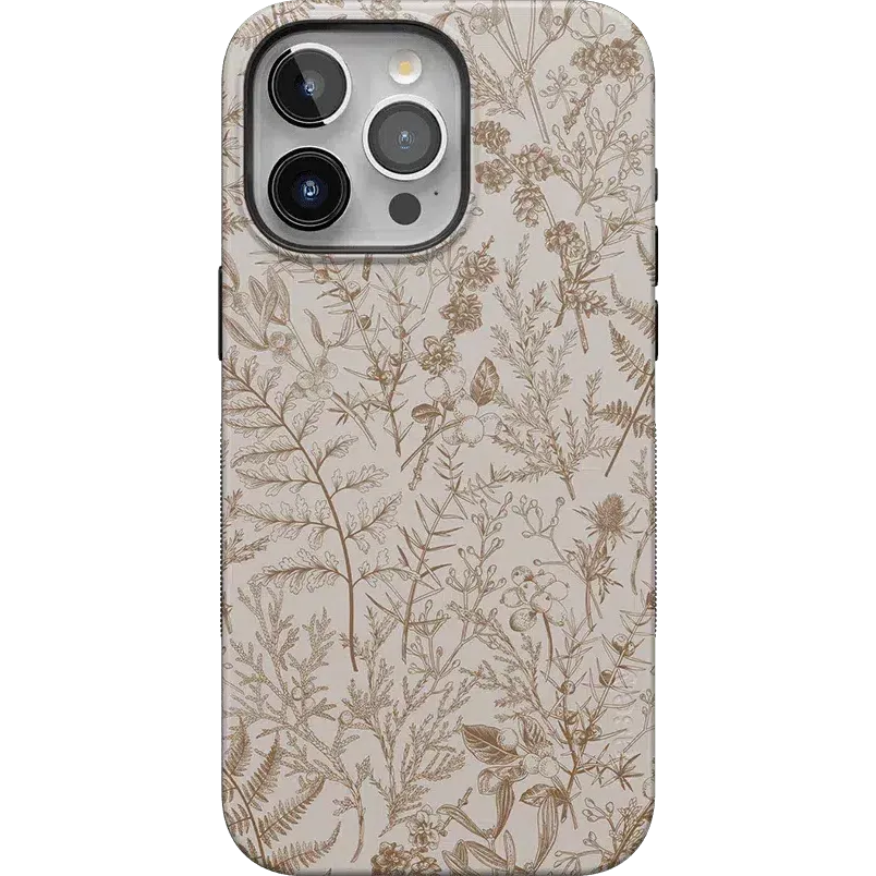 Limited Edition Beige Garden | Neutral Floral Case  Today Only!