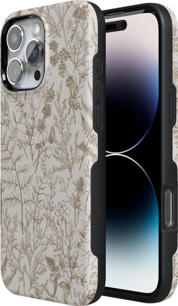 Limited Edition Beige Garden | Neutral Floral Case  Today Only!