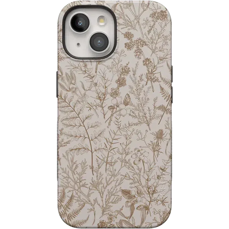 Limited Edition Beige Garden | Neutral Floral Case  Today Only!