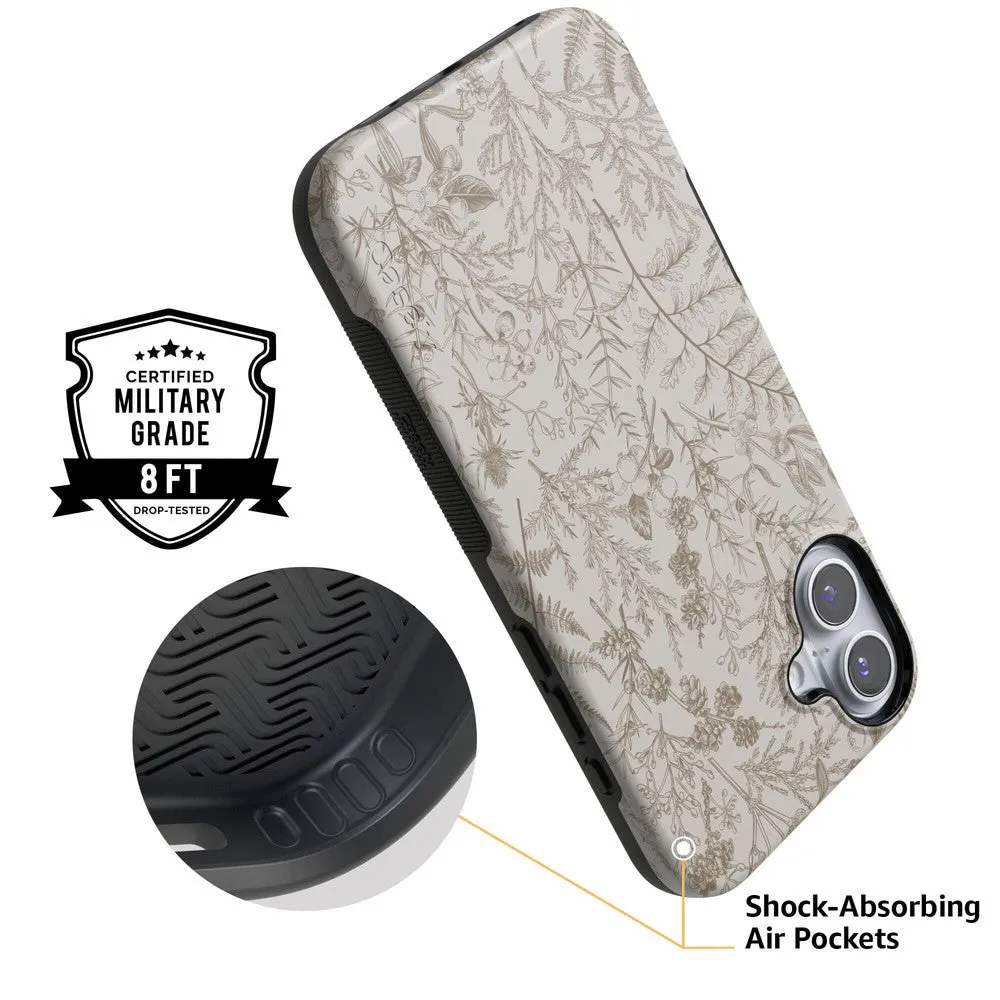 Limited Edition Beige Garden | Neutral Floral Case  Today Only!