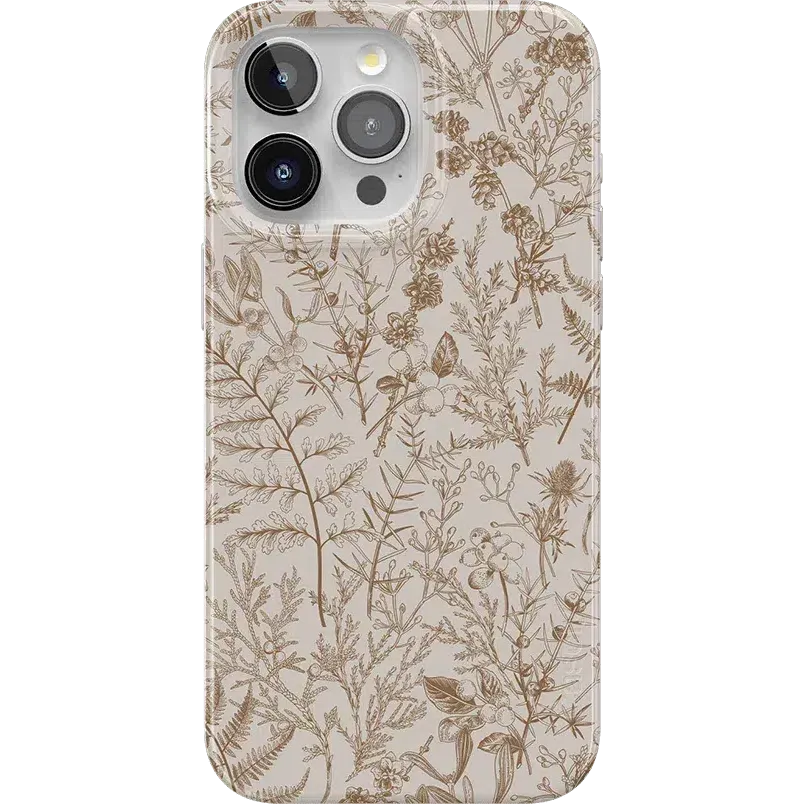 Limited Edition Beige Garden | Neutral Floral Case  Today Only!