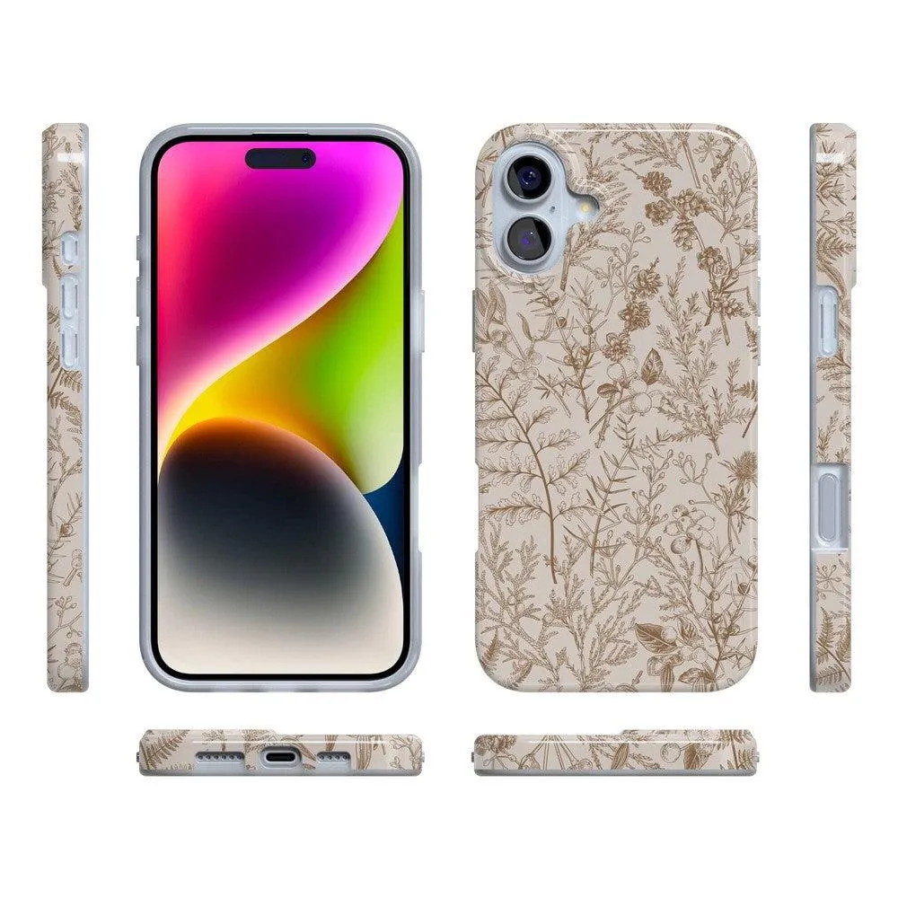 Limited Edition Beige Garden | Neutral Floral Case  Today Only!