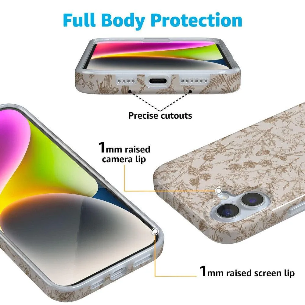Limited Edition Beige Garden | Neutral Floral Case  Today Only!