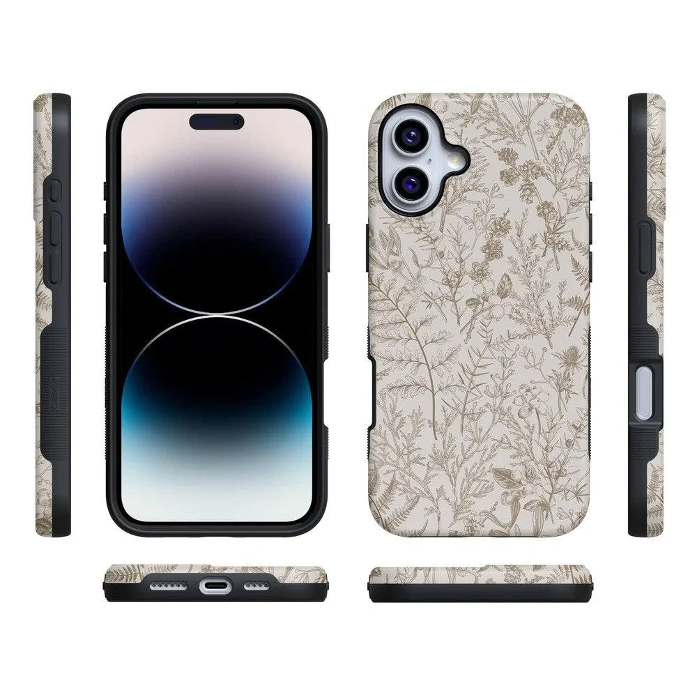 Limited Edition Beige Garden | Neutral Floral Case  Today Only!