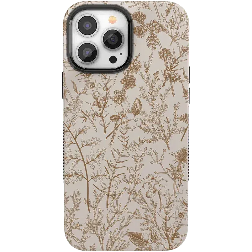 Limited Edition Beige Garden | Neutral Floral Case  Today Only!