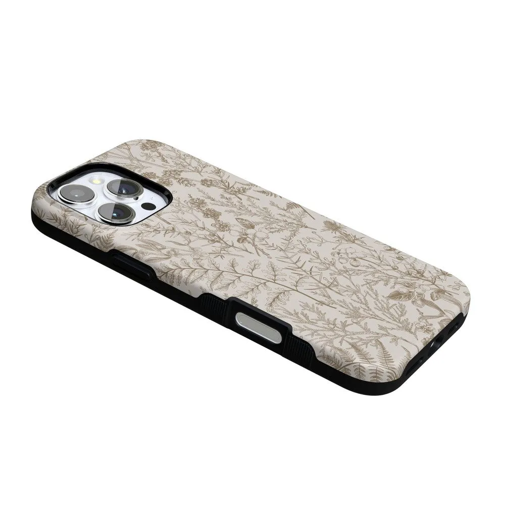 Limited Edition Beige Garden | Neutral Floral Case  Today Only!