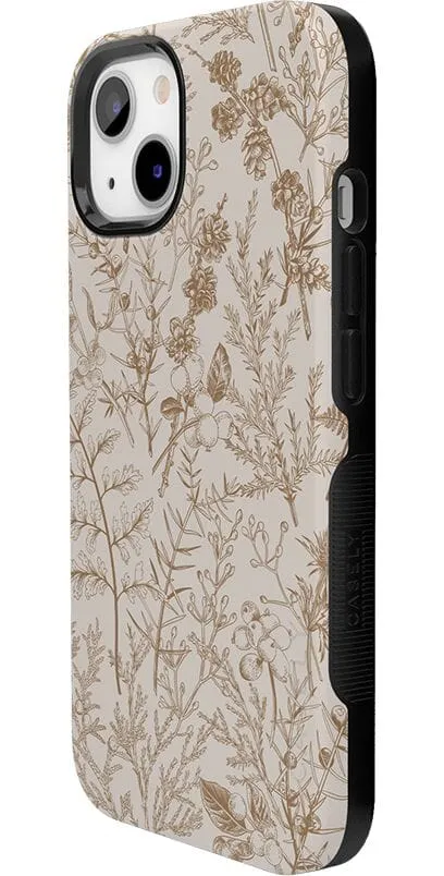 Limited Edition Beige Garden | Neutral Floral Case  Today Only!