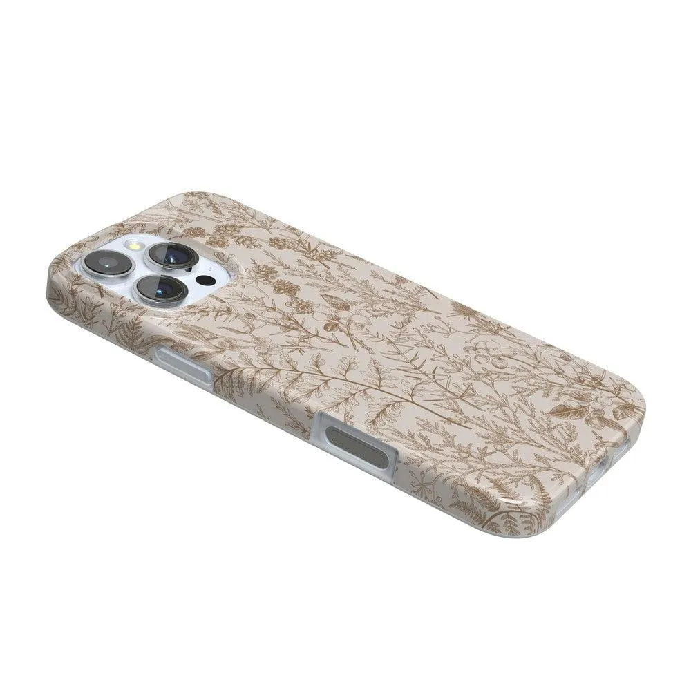 Limited Edition Beige Garden | Neutral Floral Case  Today Only!
