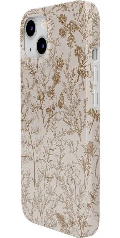 Limited Edition Beige Garden | Neutral Floral Case  Today Only!