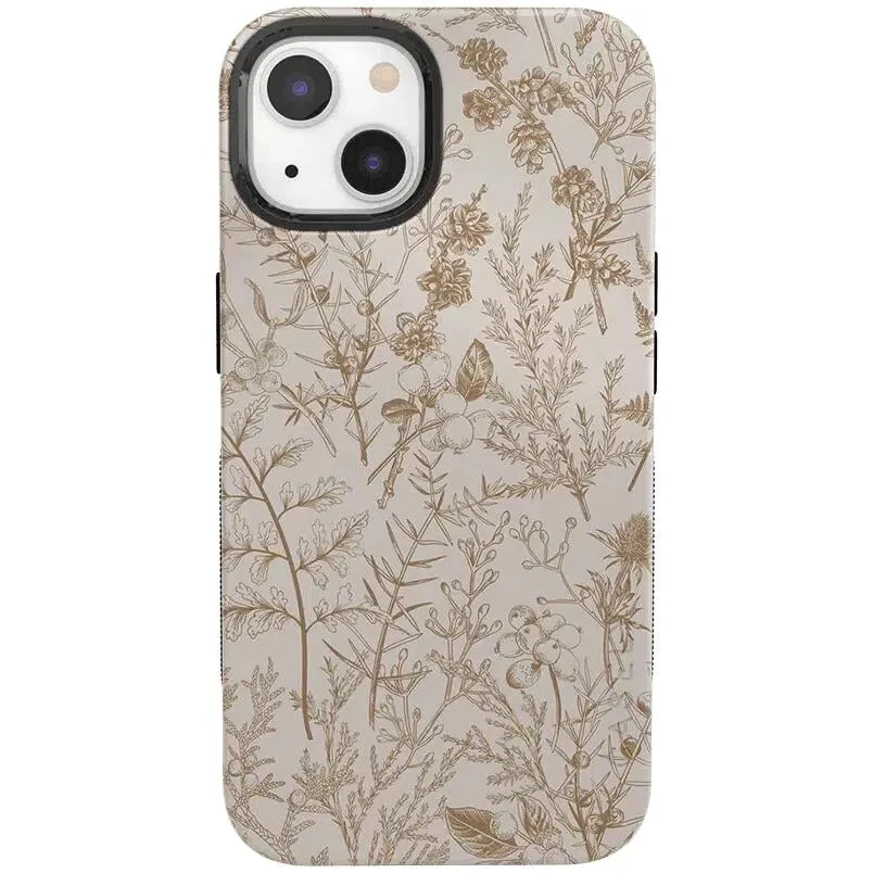 Limited Edition Beige Garden | Neutral Floral Case  Today Only!