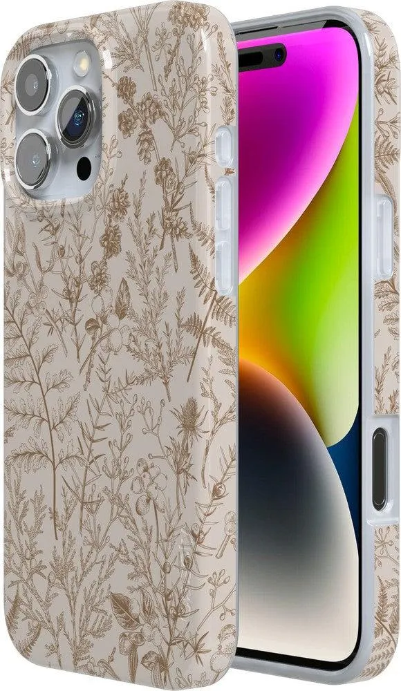 Limited Edition Beige Garden | Neutral Floral Case  Today Only!