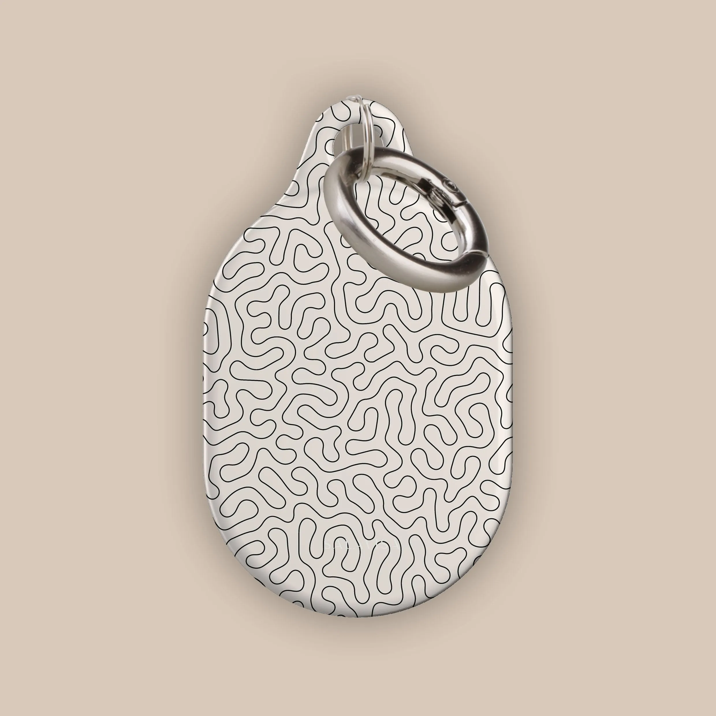 Limited Edition Beige Paths AirTag Holder  Limited Stock!