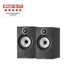 Limited Edition Bowers & Wilkins 606 S3 Bookshelf Speaker (Pair)  Today Only!