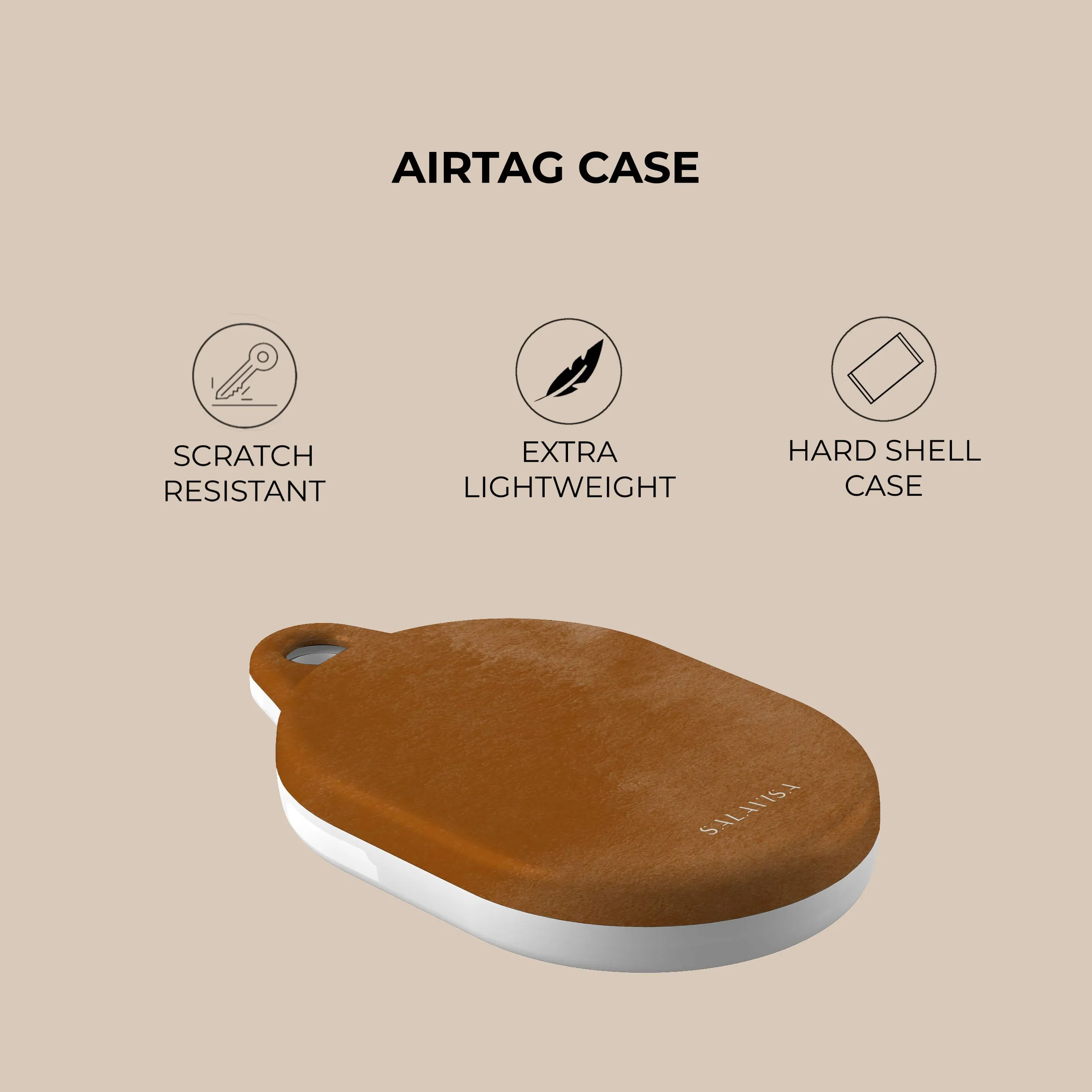 Limited Edition Burnt Orange Aesthetic AirTag Holder  Today Only!
