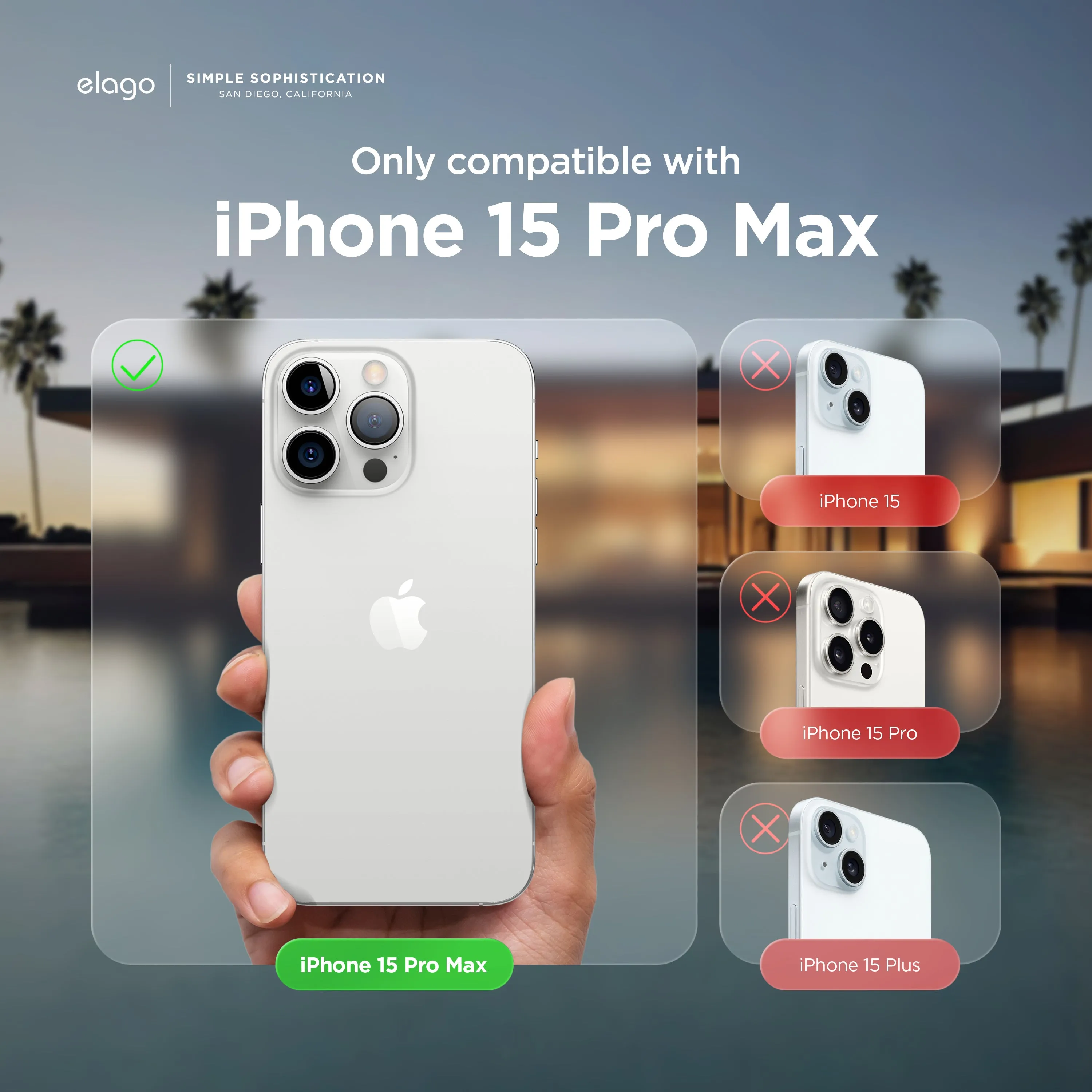 Limited Edition elago Premium Silicone Case for iPhone 15 Pro Max  Stylish & Comfortable