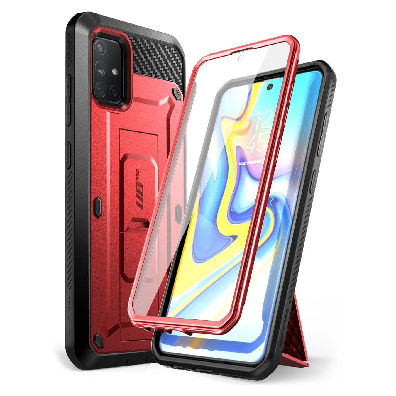 Limited Edition Galaxy A51 5G Unicorn Beetle Pro Rugged Case-Metallic Red  Almost Sold Out!