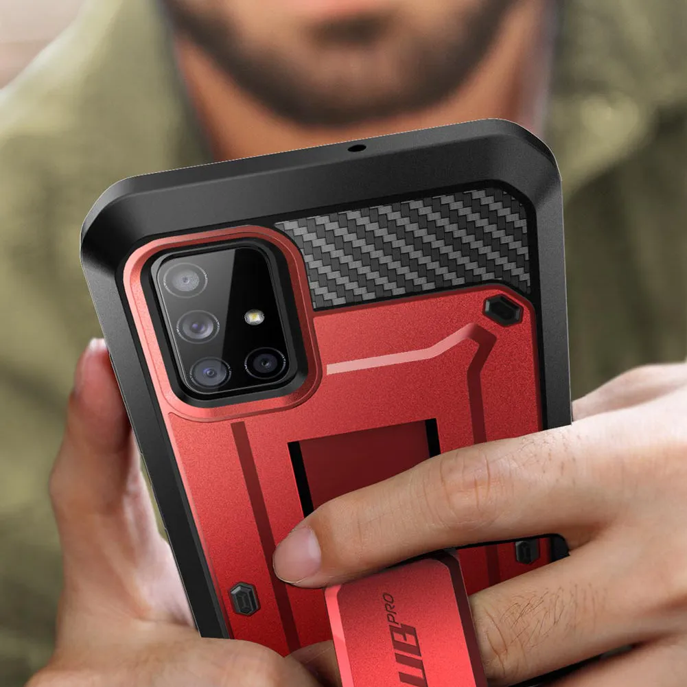 Limited Edition Galaxy A51 5G Unicorn Beetle Pro Rugged Case-Metallic Red  Almost Sold Out!