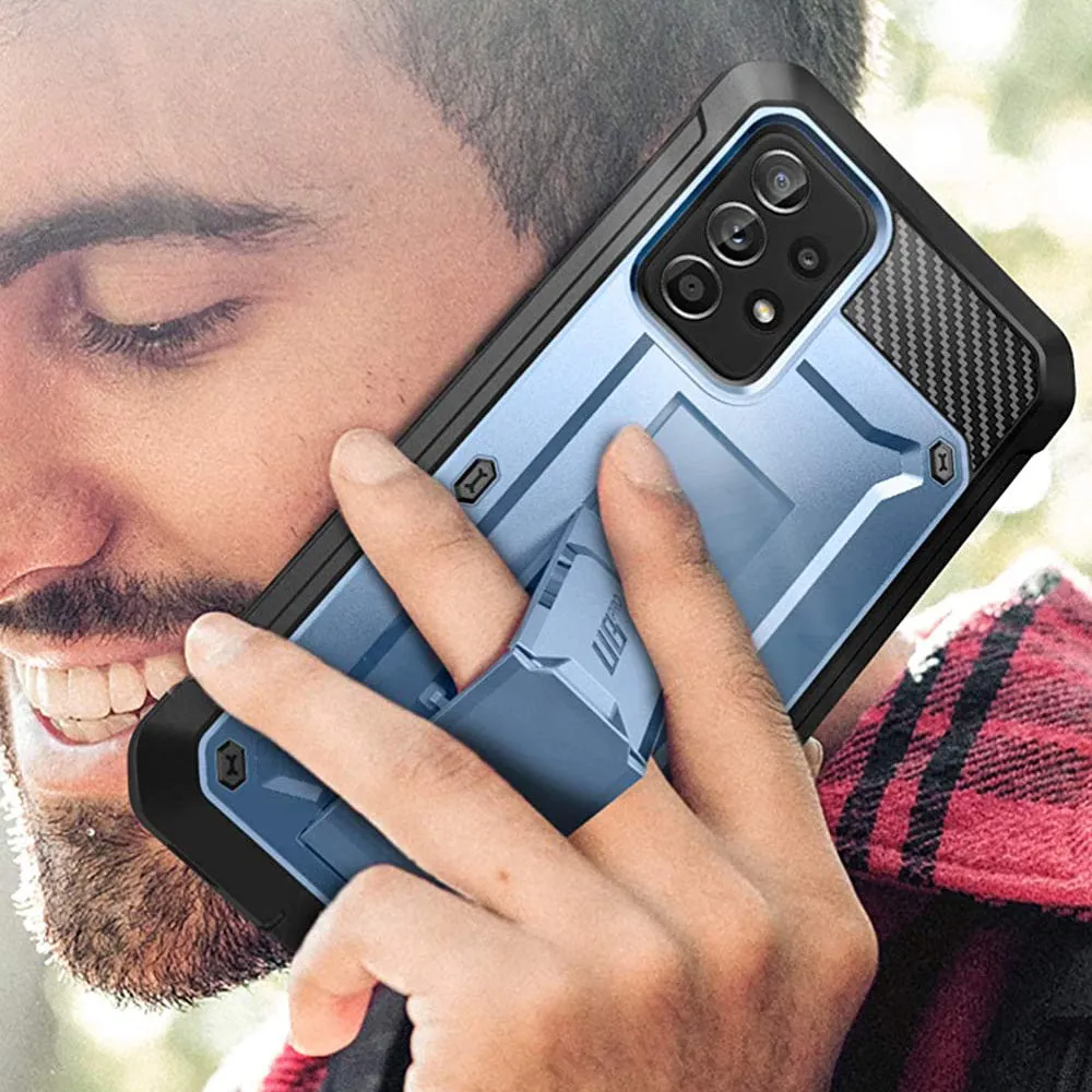Limited Edition Galaxy A72 Unicorn Beetle Pro Rugged Holster Case-Metallic Blue  Last Chance!