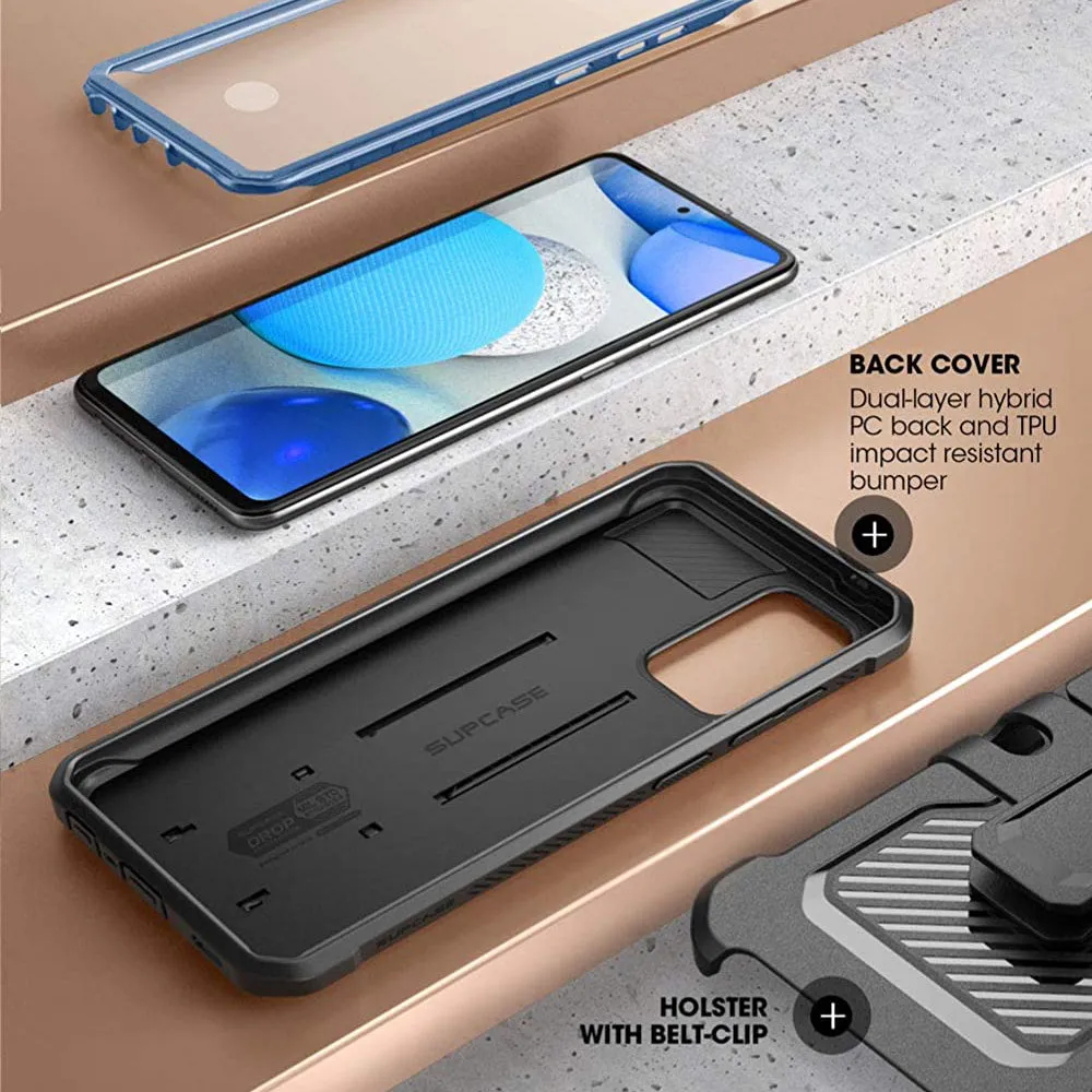 Limited Edition Galaxy A72 Unicorn Beetle Pro Rugged Holster Case-Metallic Blue  Last Chance!