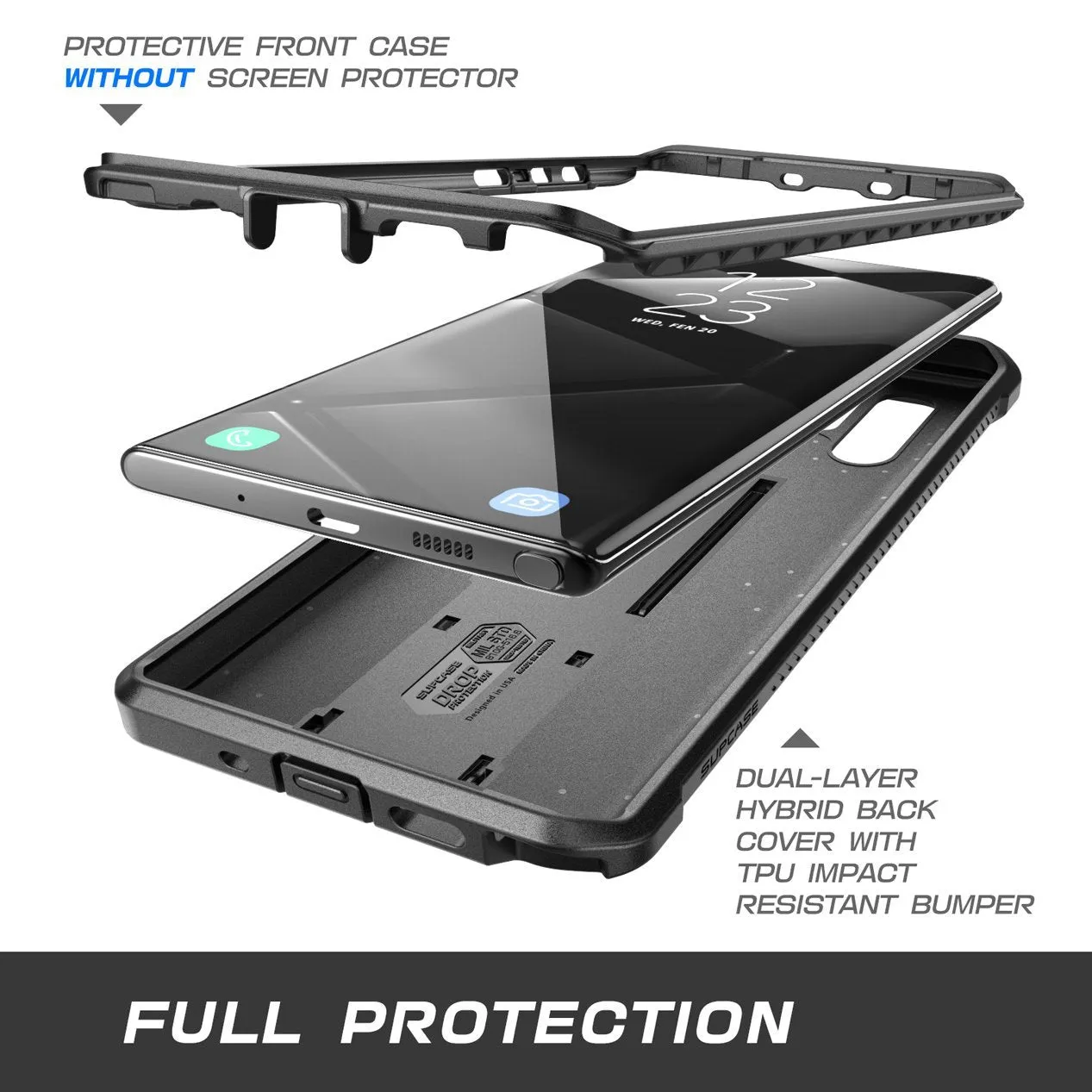 Limited Edition Galaxy Note10 Unicorn Beetle Pro Full-Body Rugged Case-Black  Last Few Pieces!
