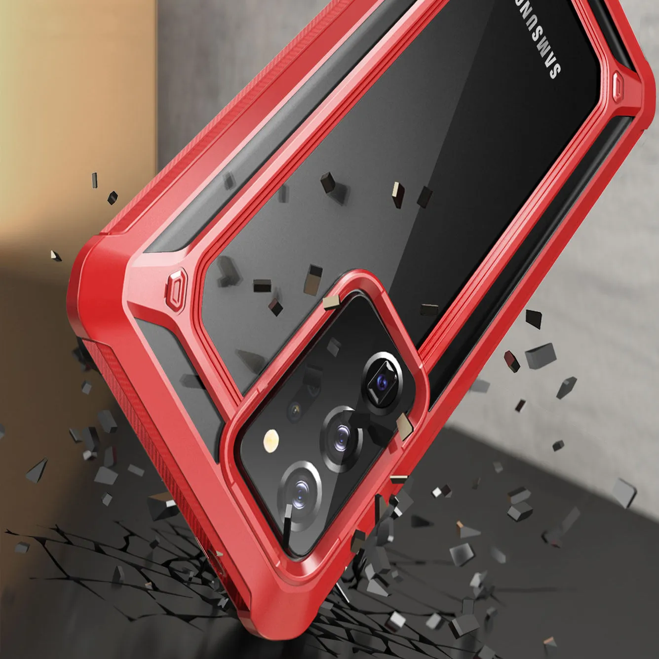 Limited Edition Galaxy Note20 Ultra Unicorn Beetle EXO Clear Case-Red  Almost Sold Out!