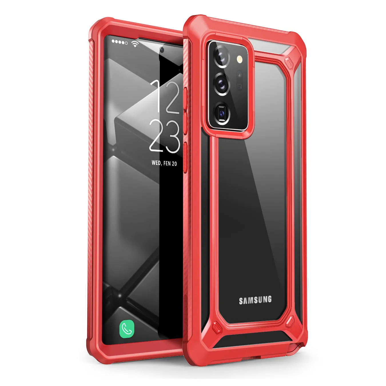 Limited Edition Galaxy Note20 Ultra Unicorn Beetle EXO Clear Case-Red  Almost Sold Out!