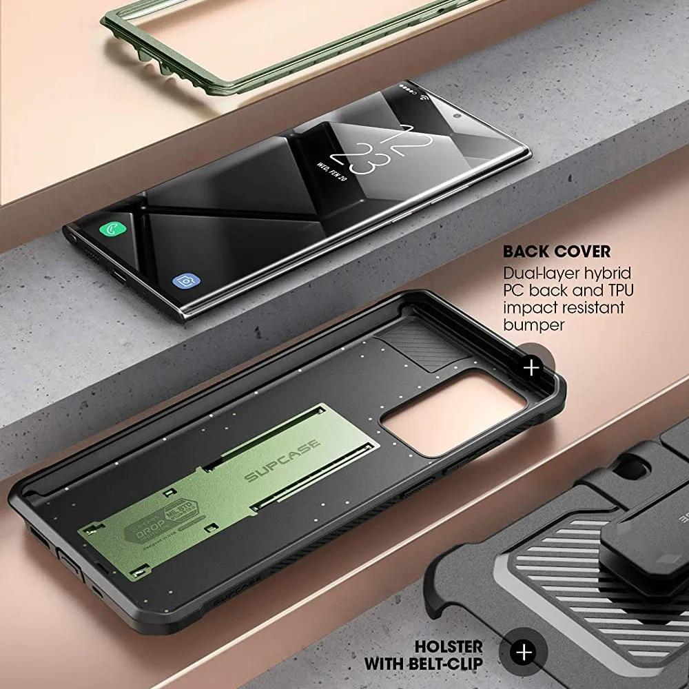 Limited Edition Galaxy Note20 Ultra Unicorn Beetle PRO Rugged Holster Case-Dark Green  Today Only!