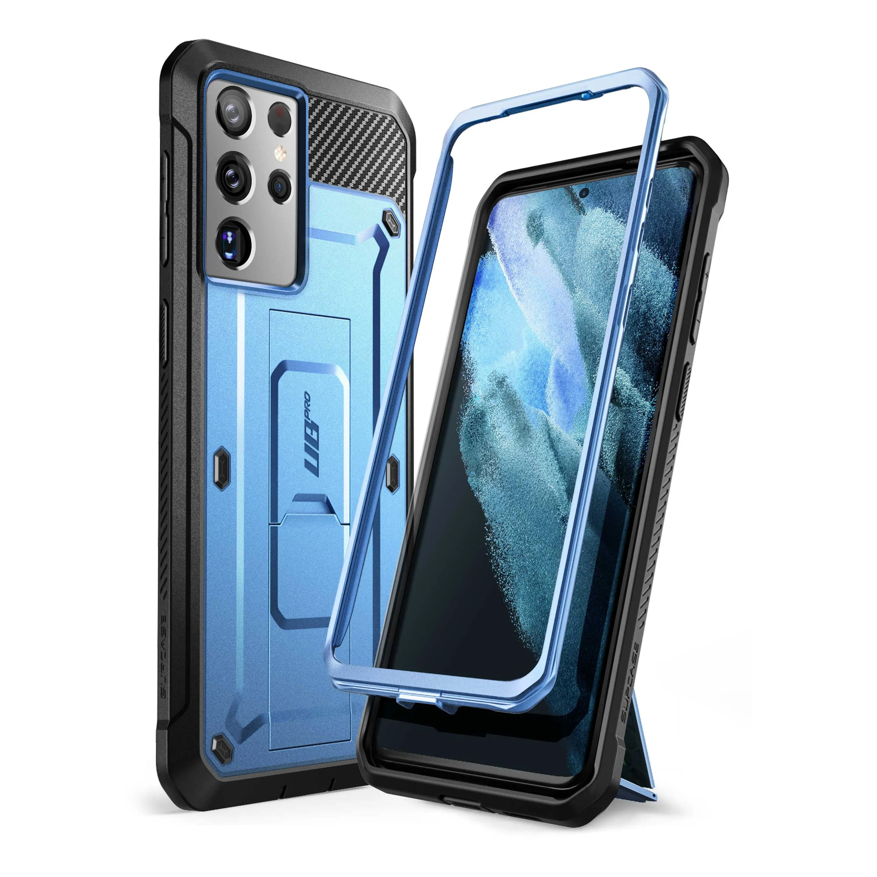 Limited Edition Galaxy S21 Ultra Unicorn Beetle Pro Rugged Case-Metallic Blue  Last Chance!
