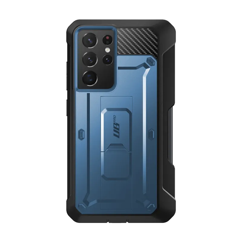Limited Edition Galaxy S21 Ultra Unicorn Beetle Pro Rugged Case with S-Pen Holder - Metallic Blue  Limited Stock!
