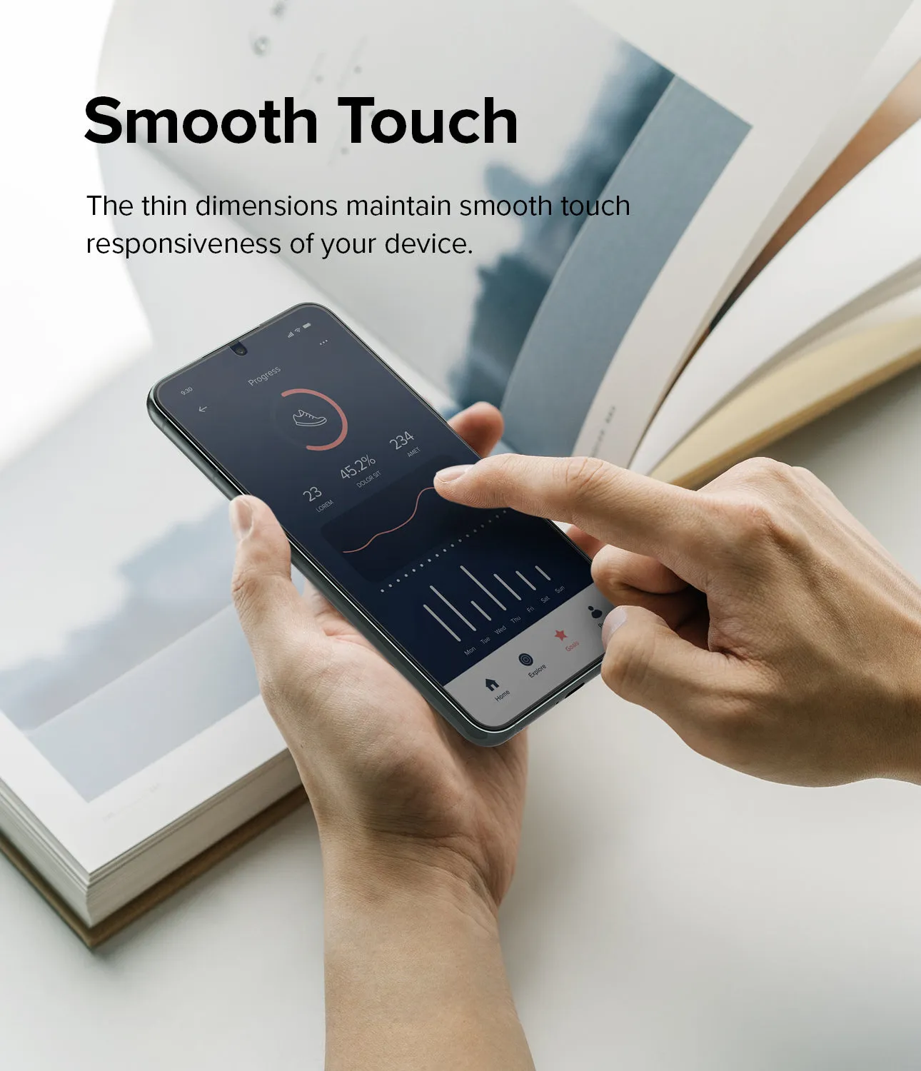 Limited Edition Galaxy S22 Plus Screen Protector | Invisible Defender Glass [2P]  Stylish & Comfortable