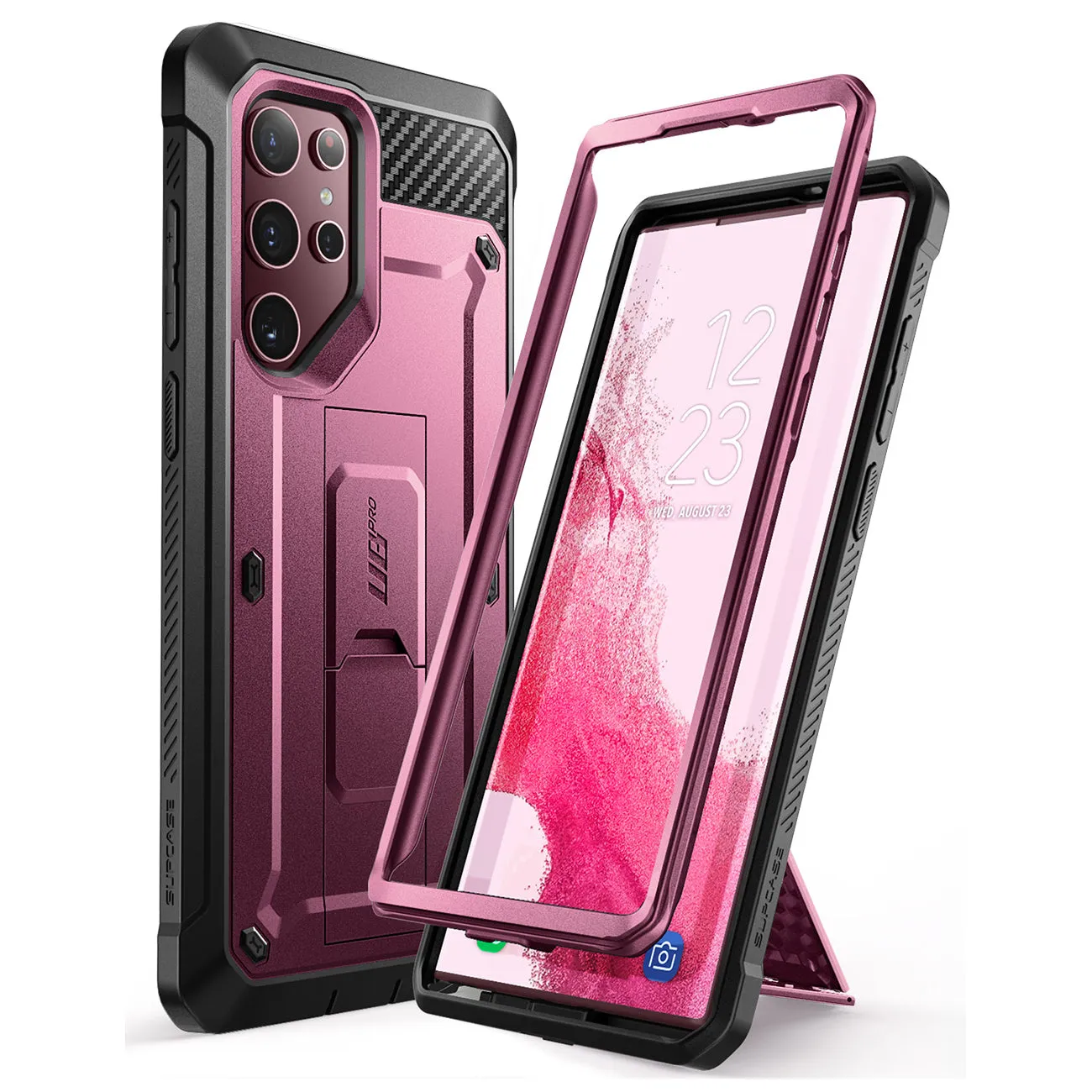 Limited Edition Galaxy S22 Ultra Unicorn Beetle PRO Rugged Case-Burgundy  Limited Stock!