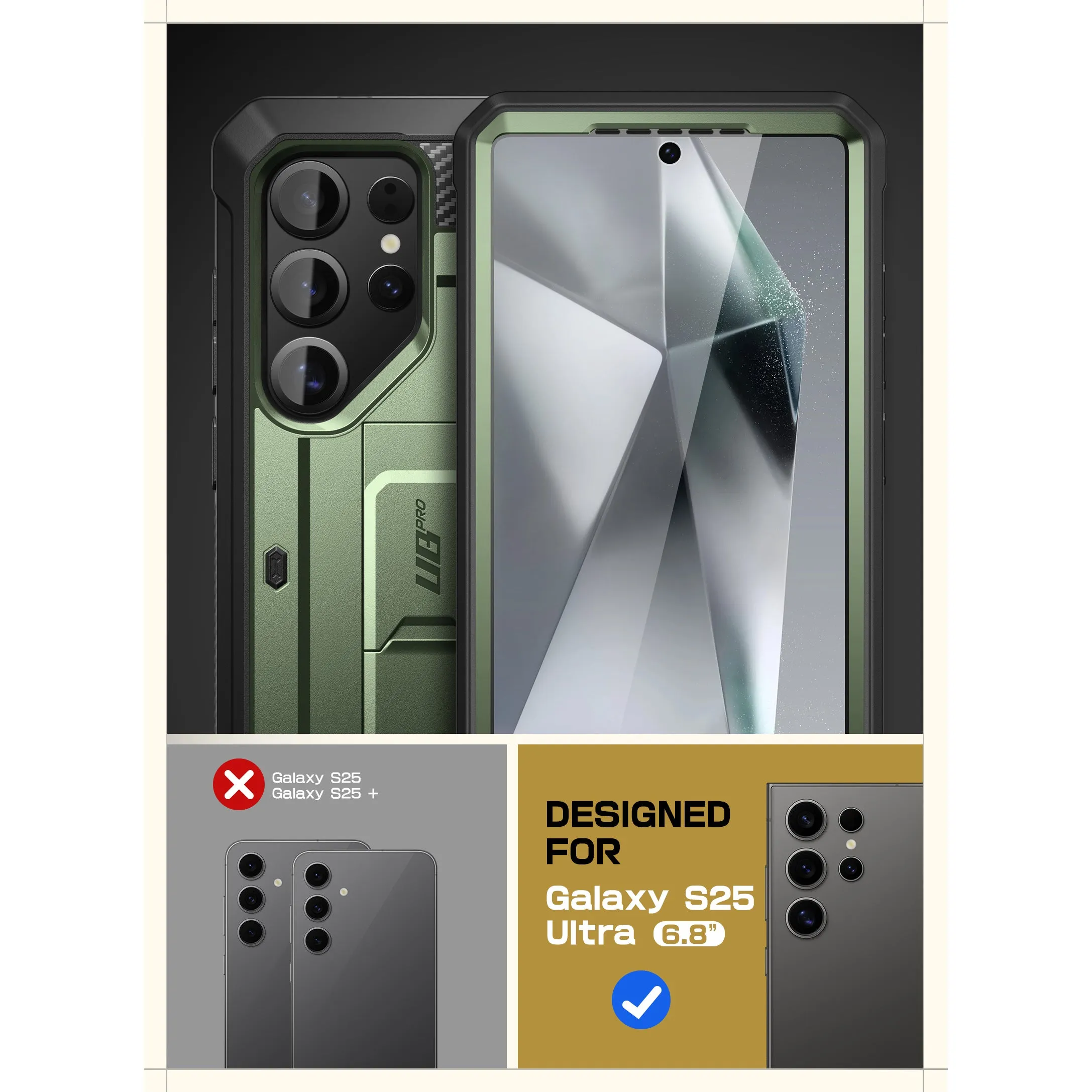 Limited Edition Galaxy S25 Ultra Unicorn Beetle PRO Rugged Case-Dark Green  Last Few Pieces!