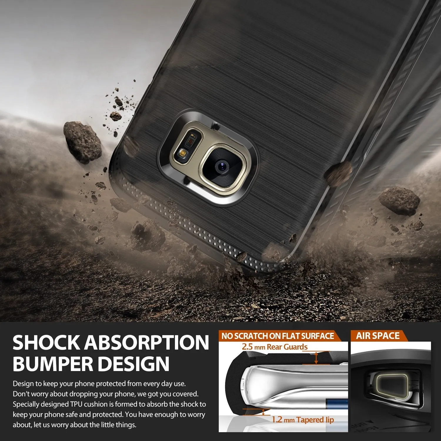 Limited Edition Galaxy S7 Edge Case | Onyx - Gray  Dont Miss Out!