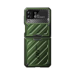 Limited Edition Galaxy Z Flip3 Unicorn Beetle PRO Rugged Case with Belt Clip-Dark Green  Ends Soon!