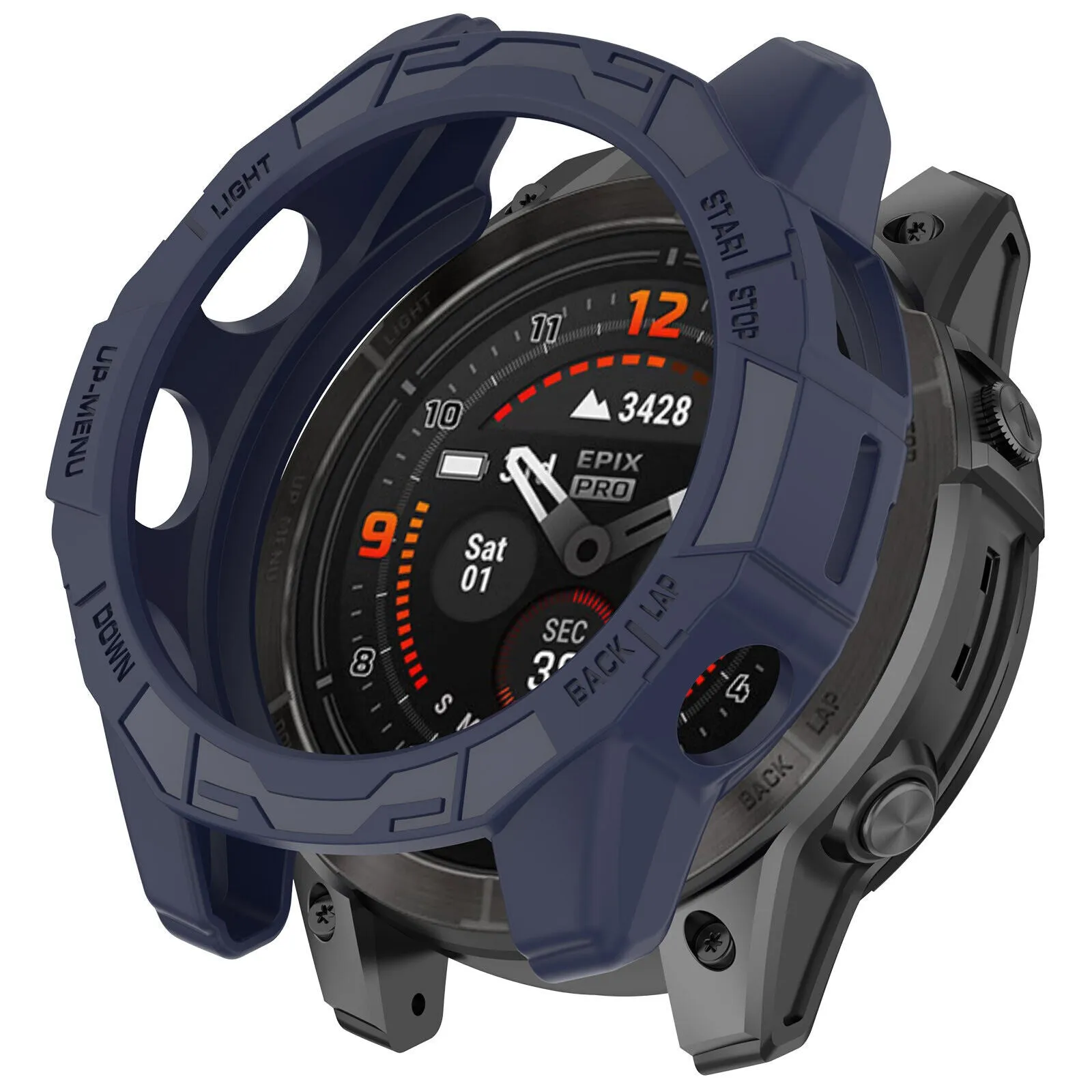 Limited Edition Garmin Epix Pro 47mm Rugged TPU Cover (Dark Blue)  Almost Gone!