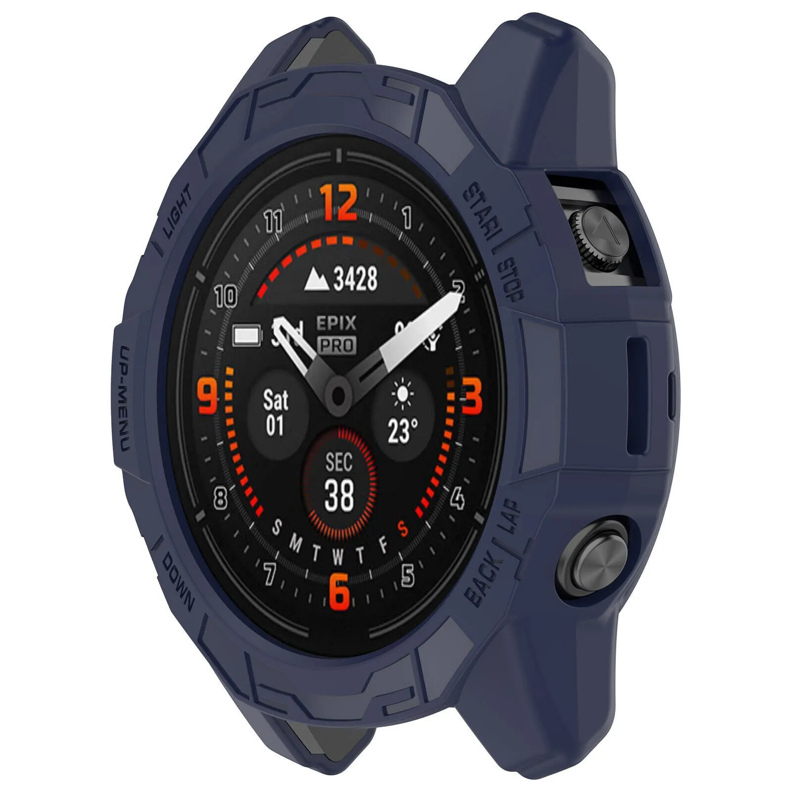 Limited Edition Garmin Epix Pro 47mm Rugged TPU Cover (Dark Blue)  Almost Gone!