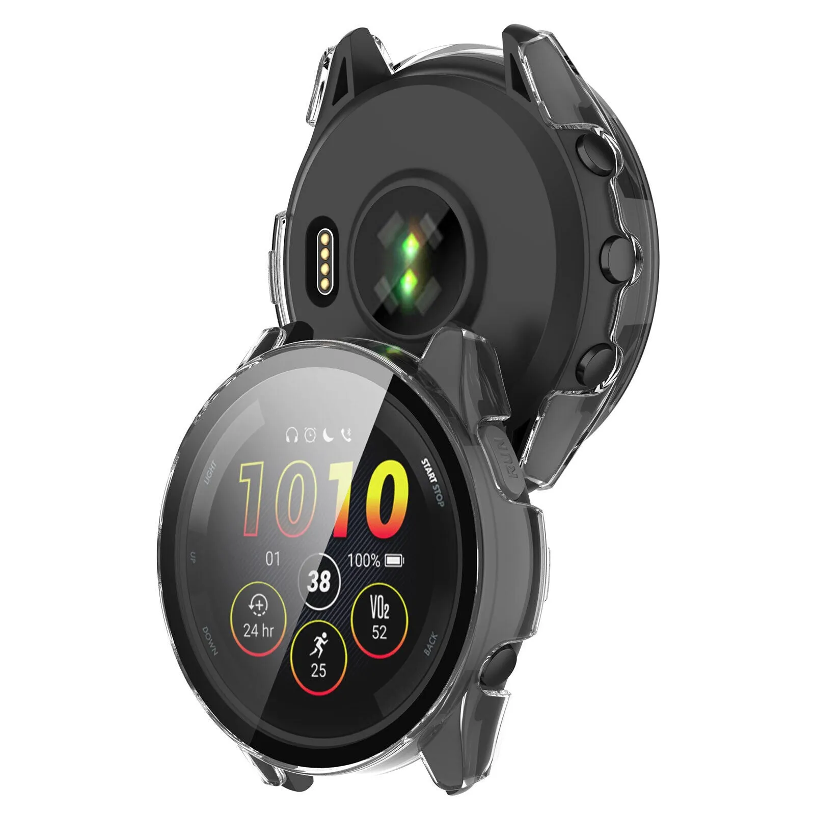 Limited Edition Garmin Forerunner 265 Hard Case with Glass (Transparent)  Last Few Pieces!