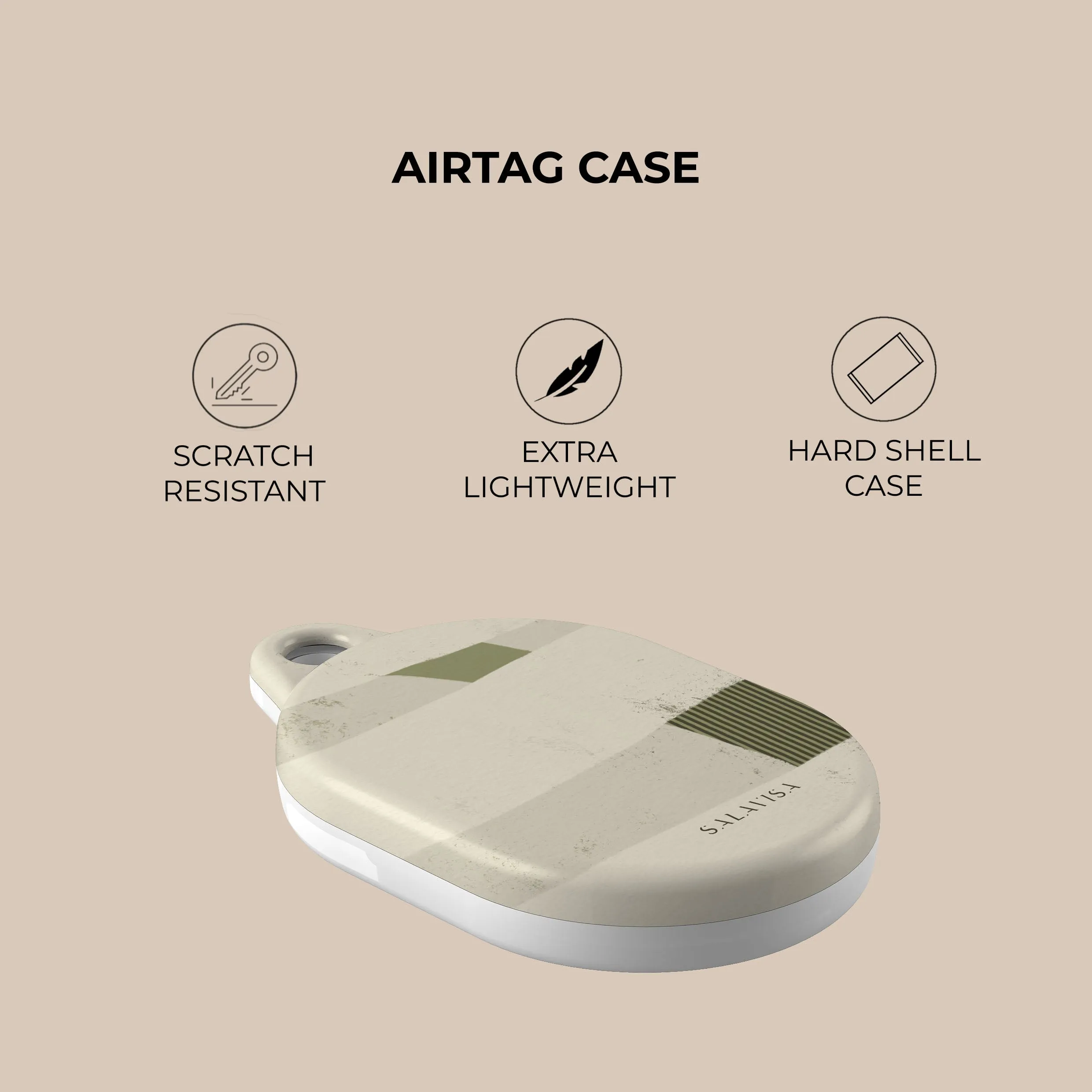 Limited Edition Green Organic AirTag Holder  Stylish & Comfortable